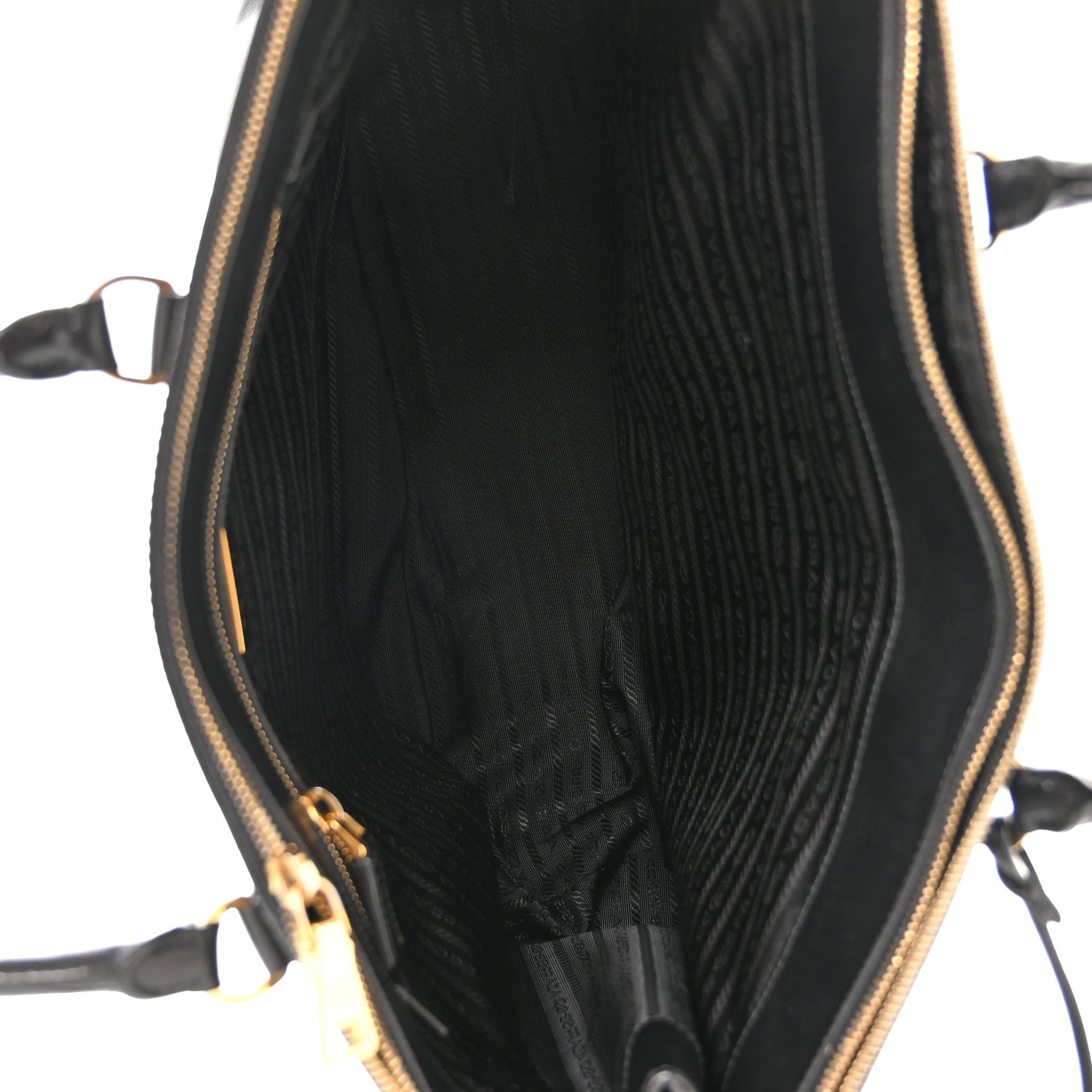 Prada Saffiano Lux Extra Large Galleria Double Zip Tote Black 5 of 12