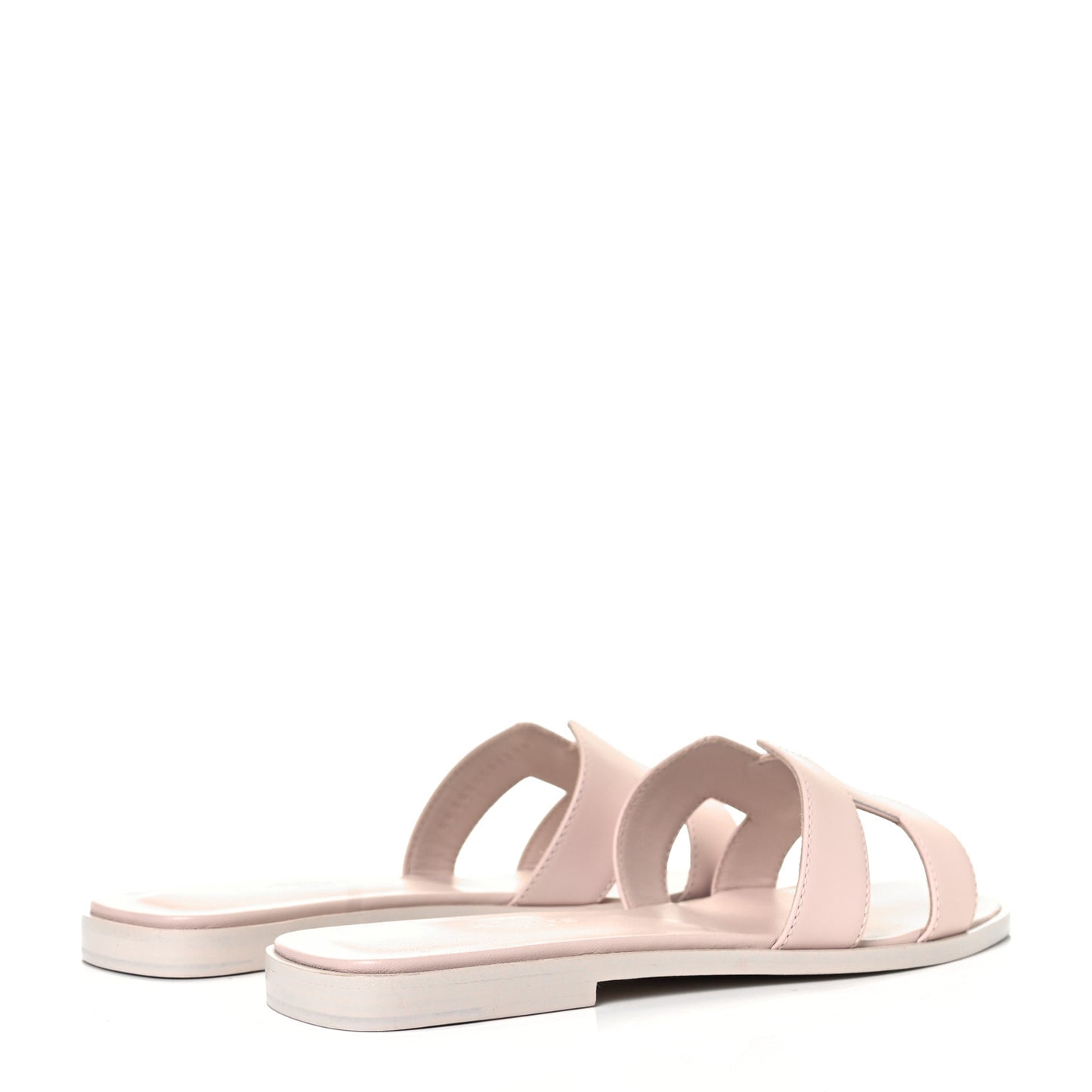 Box Calfskin Oran Sandals 37.5 Rose Pale