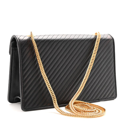 Saint Laurent Calfskin Matelasse Small Betty Black 3 of 9
