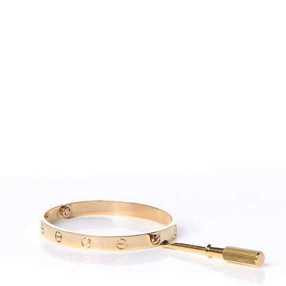 Cartier 18K Yellow Gold LOVE Bracelet 17 10 of 11