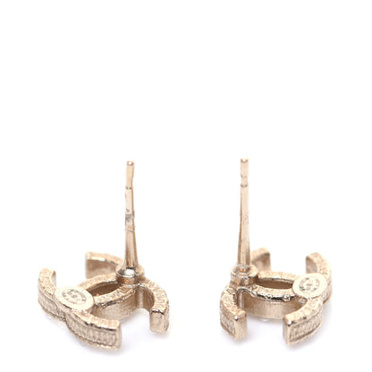 Chanel Pearl Crystal CC Earrings Gold 6 of 7