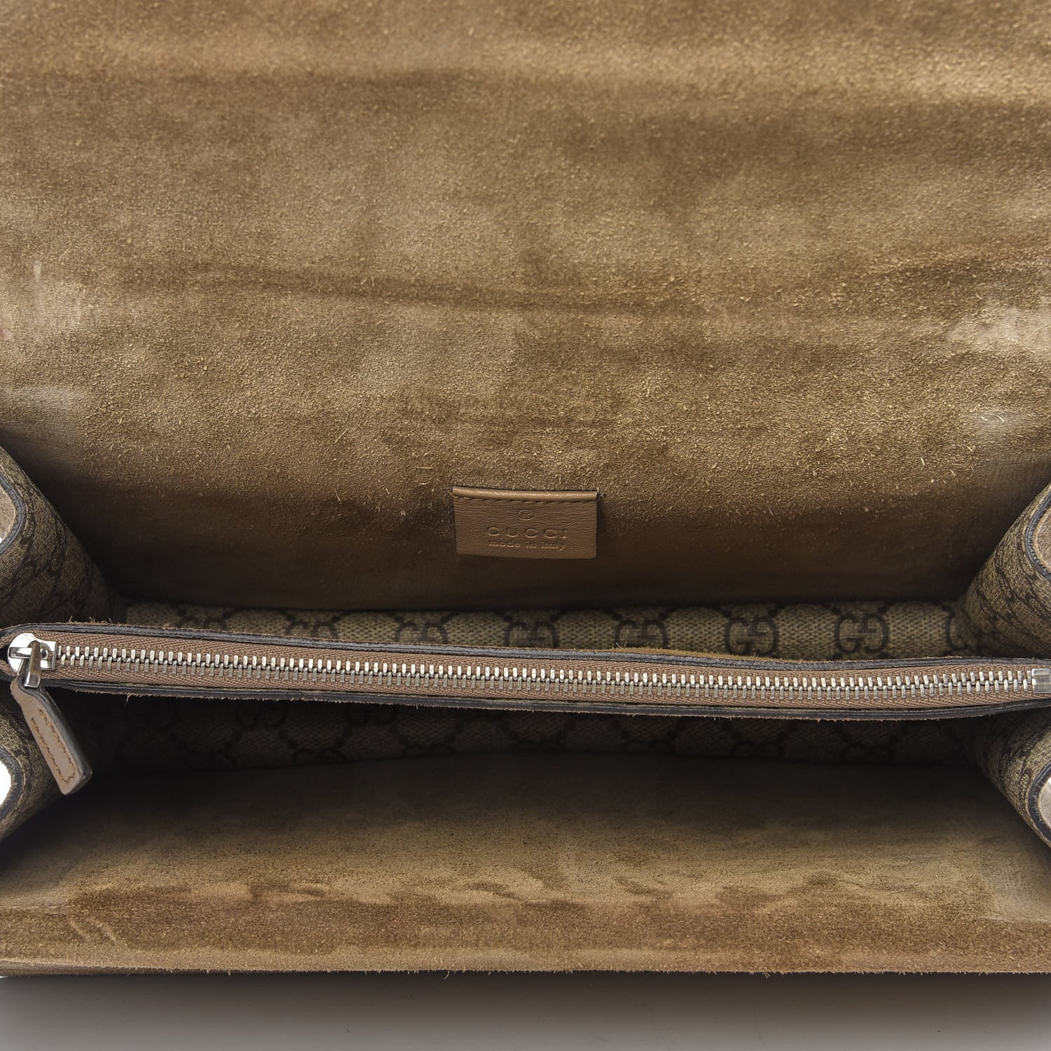 Gucci GG Supreme Monogram Small Dionysus Shoulder Bag Taupe 4 of 8