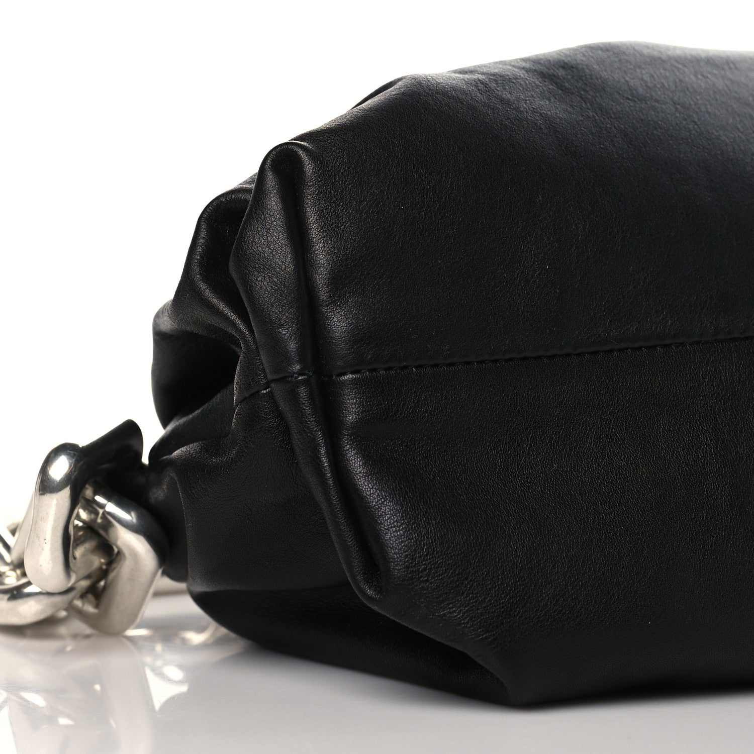 Saint Laurent Patent Calfskin Large Muse Gray 14 of 15