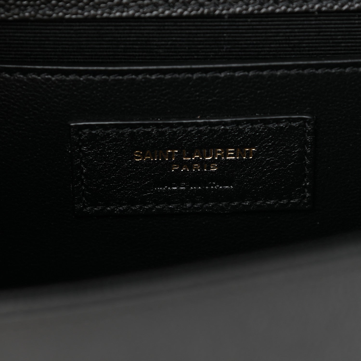 Saint Laurent Grain De Poudre Medium Classic Monogram Kate Satchel Black 6 of 10