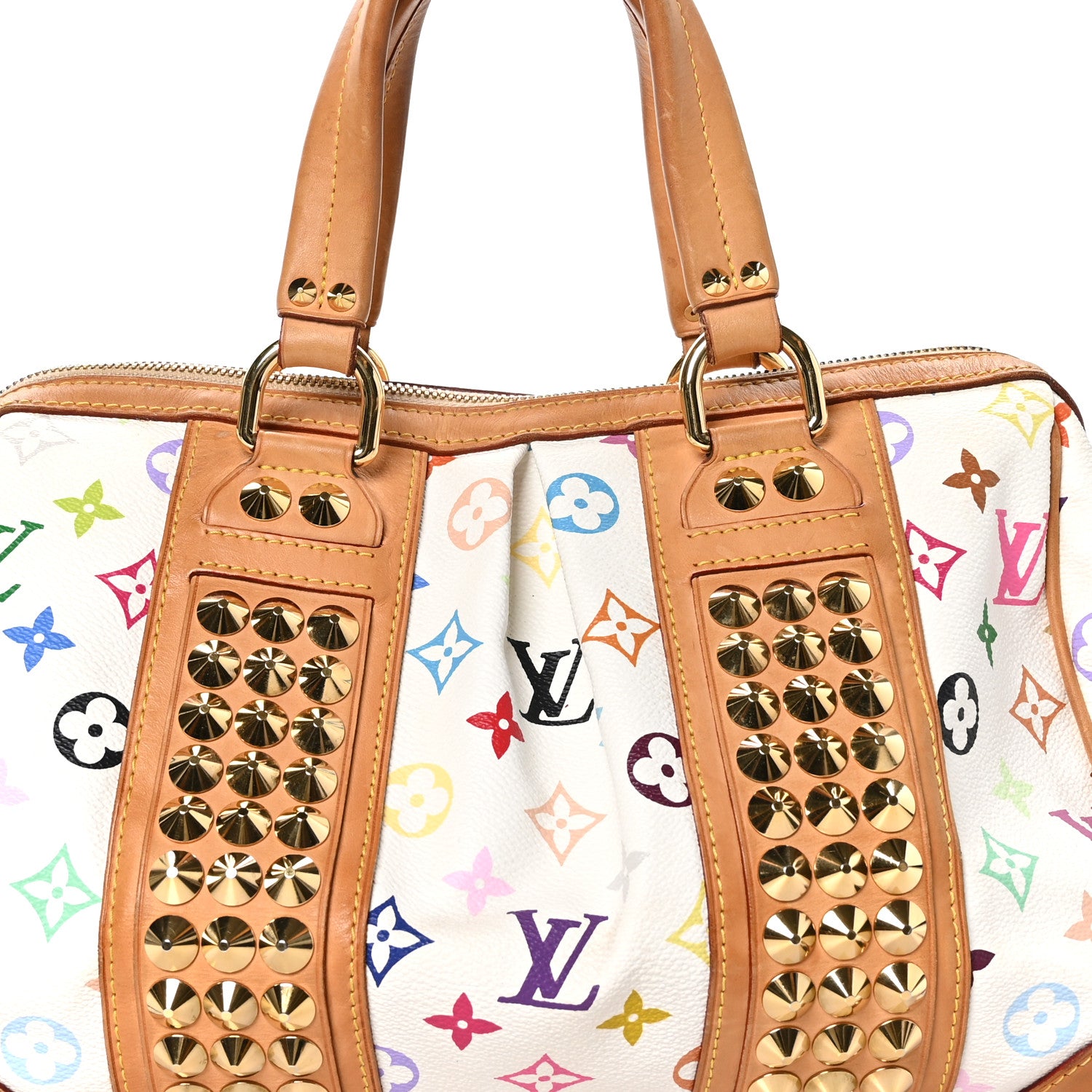 Louis Vuitton Monogram Multicolor Courtney MM White 7 of 14