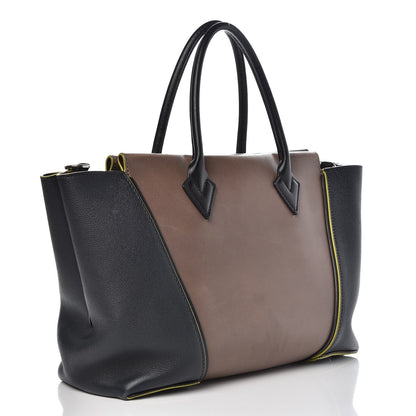 Louis Vuitton Veau Cachemire Cuir Orfevre Tote W PM Gris Neon 3 of 12