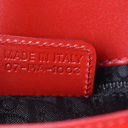 Christian Dior Glazed Calfskin Shoulder Bag Rouge 9 of 9