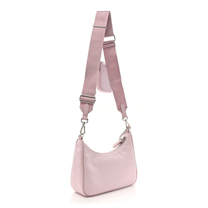 Prada Nylon Re-Edition 2005 Shoulder Bag Alabastro 3 of 9