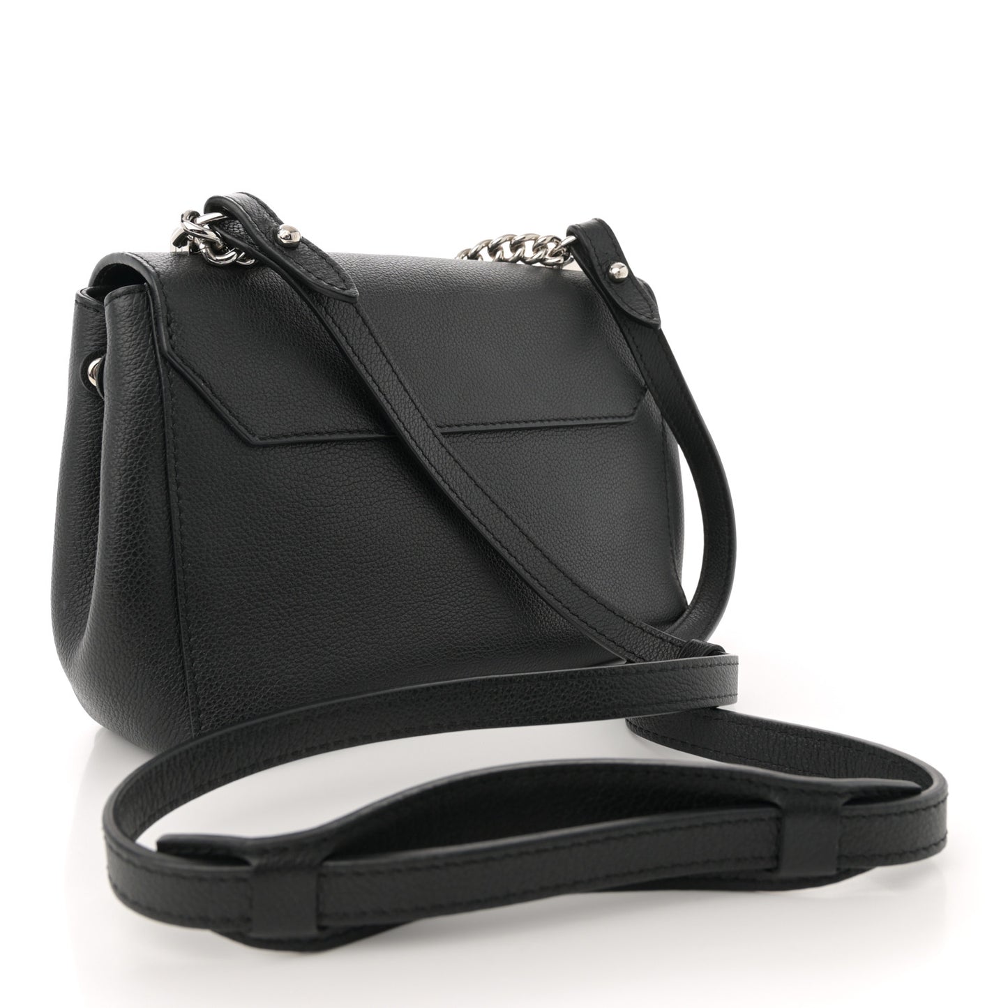 Calfskin Lockme II Chain Bag BB Black