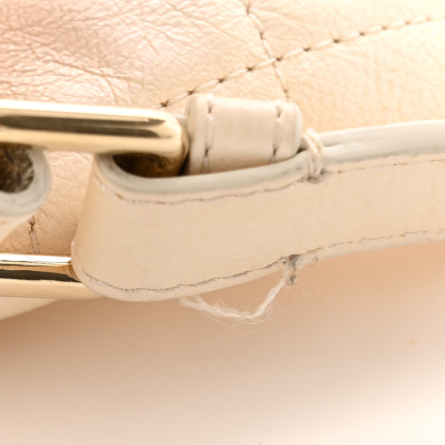 Calfskin Quilted All About Waist Belt Bag White