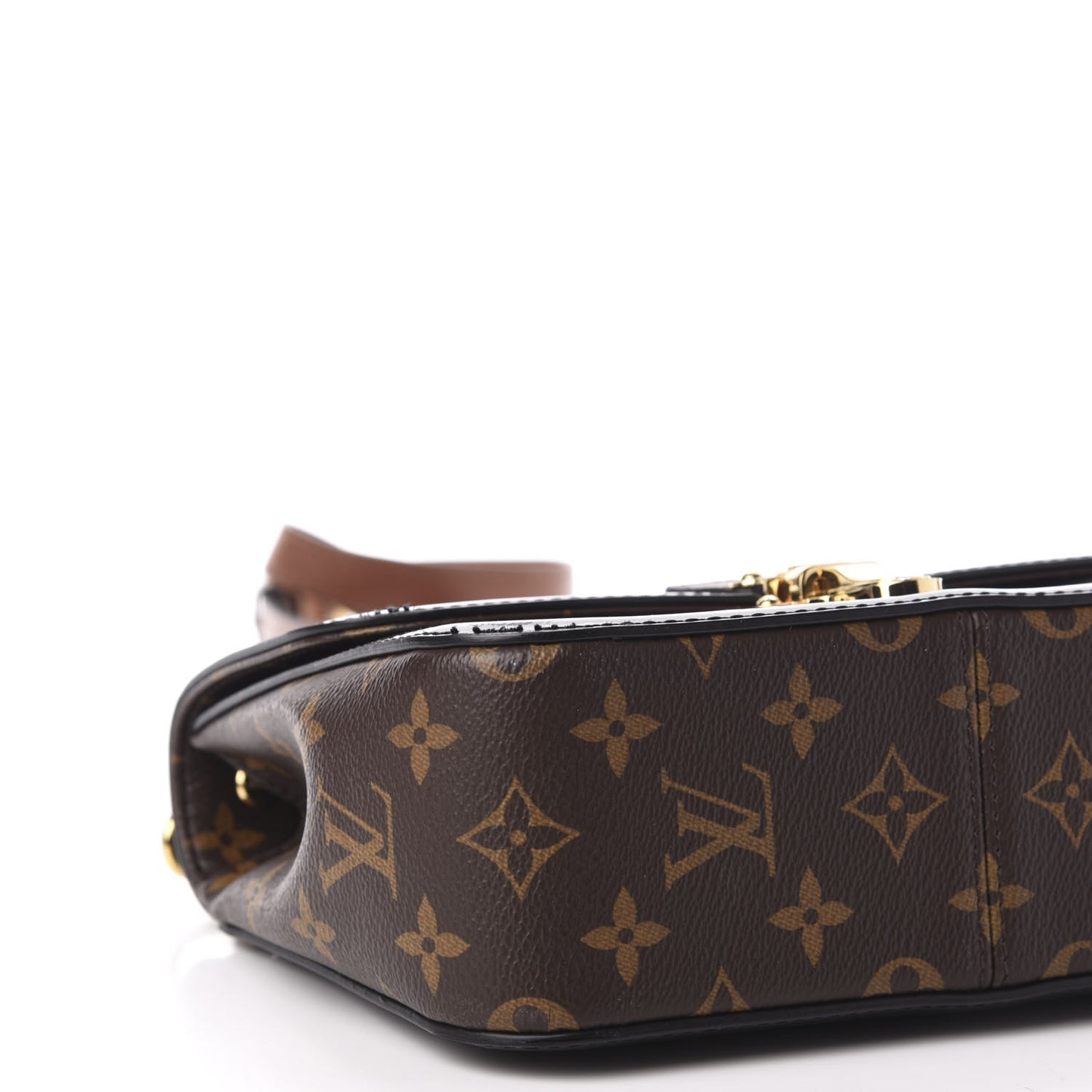 Patent Calfskin Monogram Cherrywood BB Black