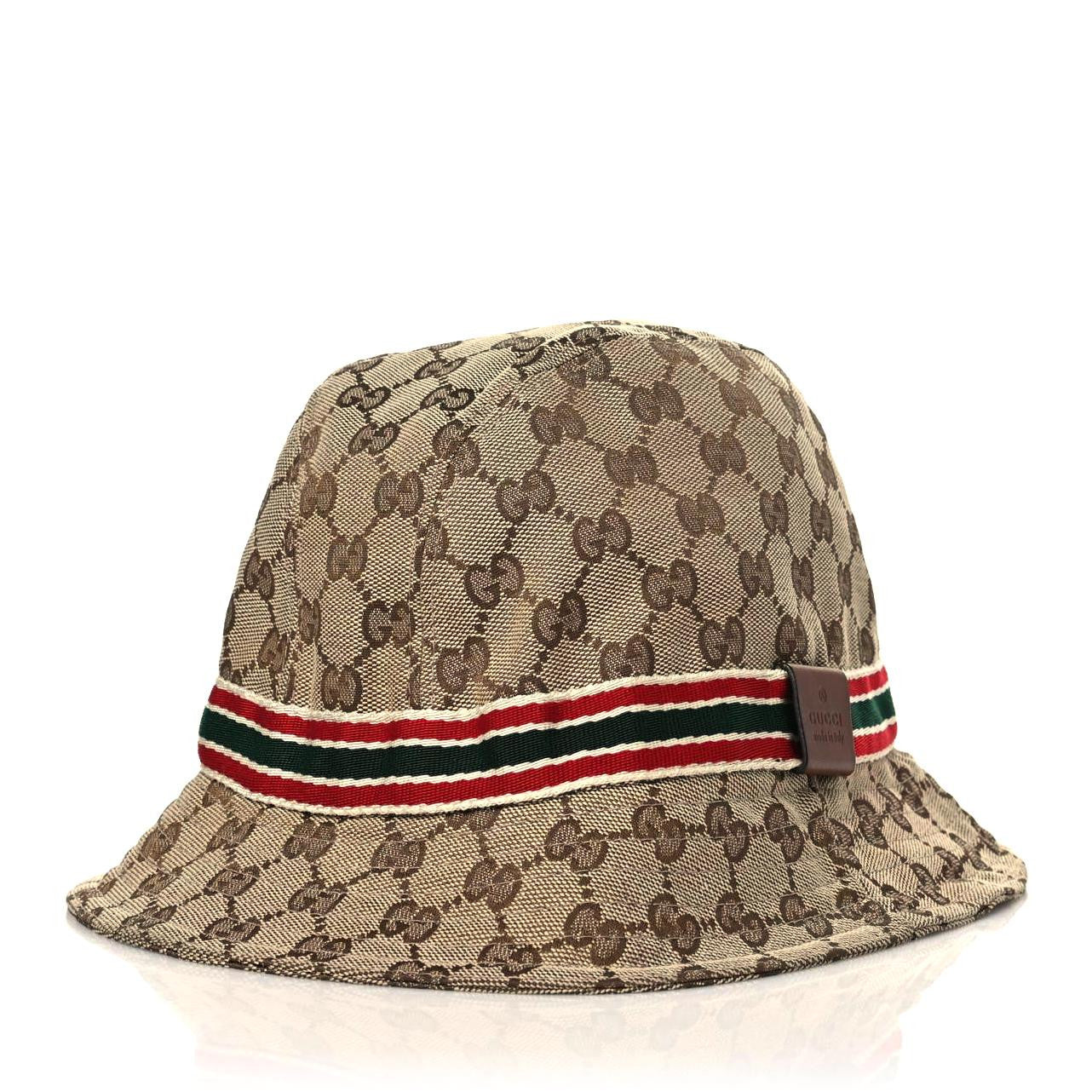 Monogram Web Bucket Hat XL Brown