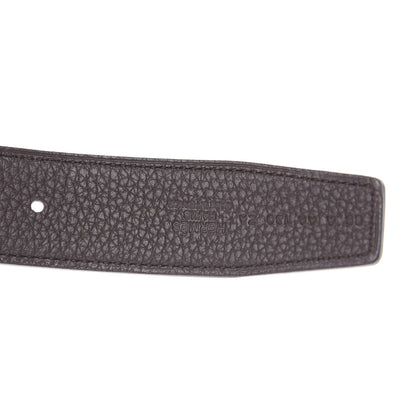 Hermes Box Togo 32mm H Belt 85 Black Chocolate 5 of 6