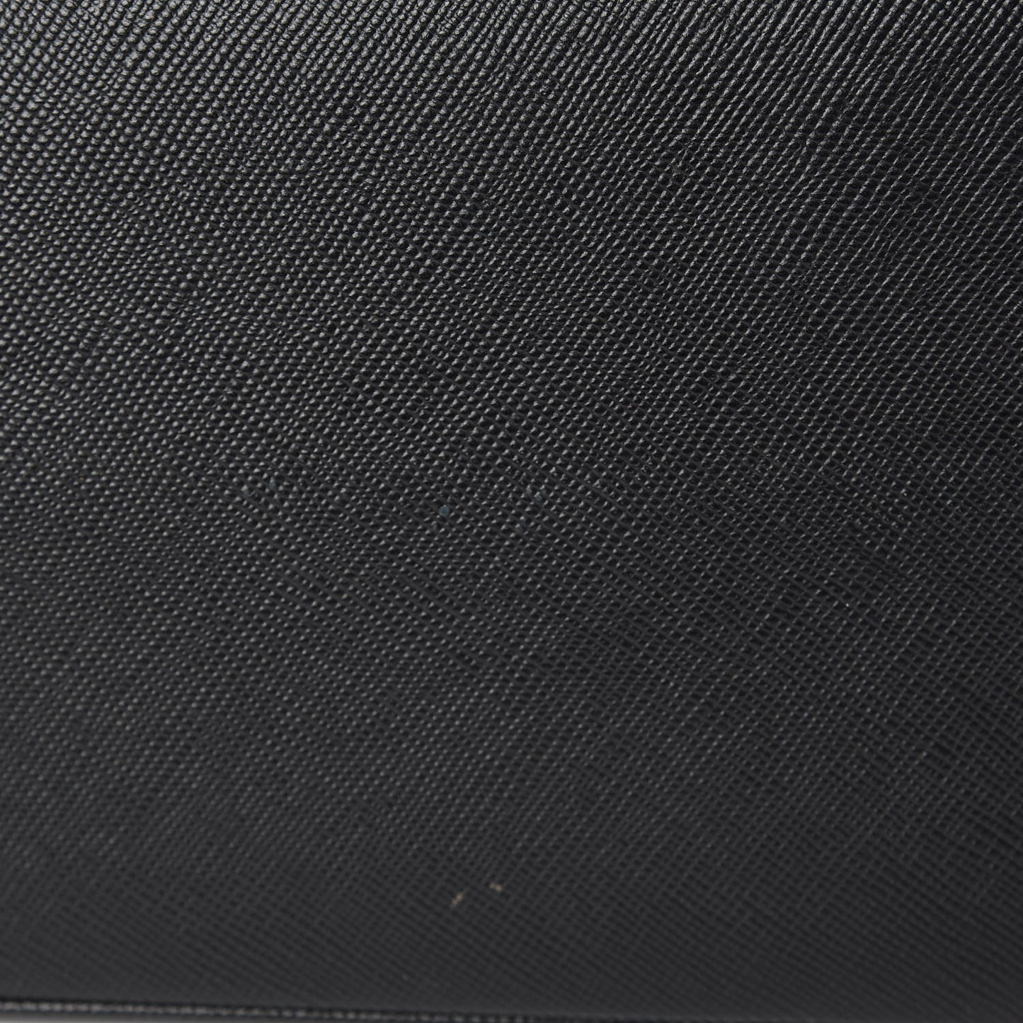 Saffiano Cuir Large Double Bag Black Fuoco