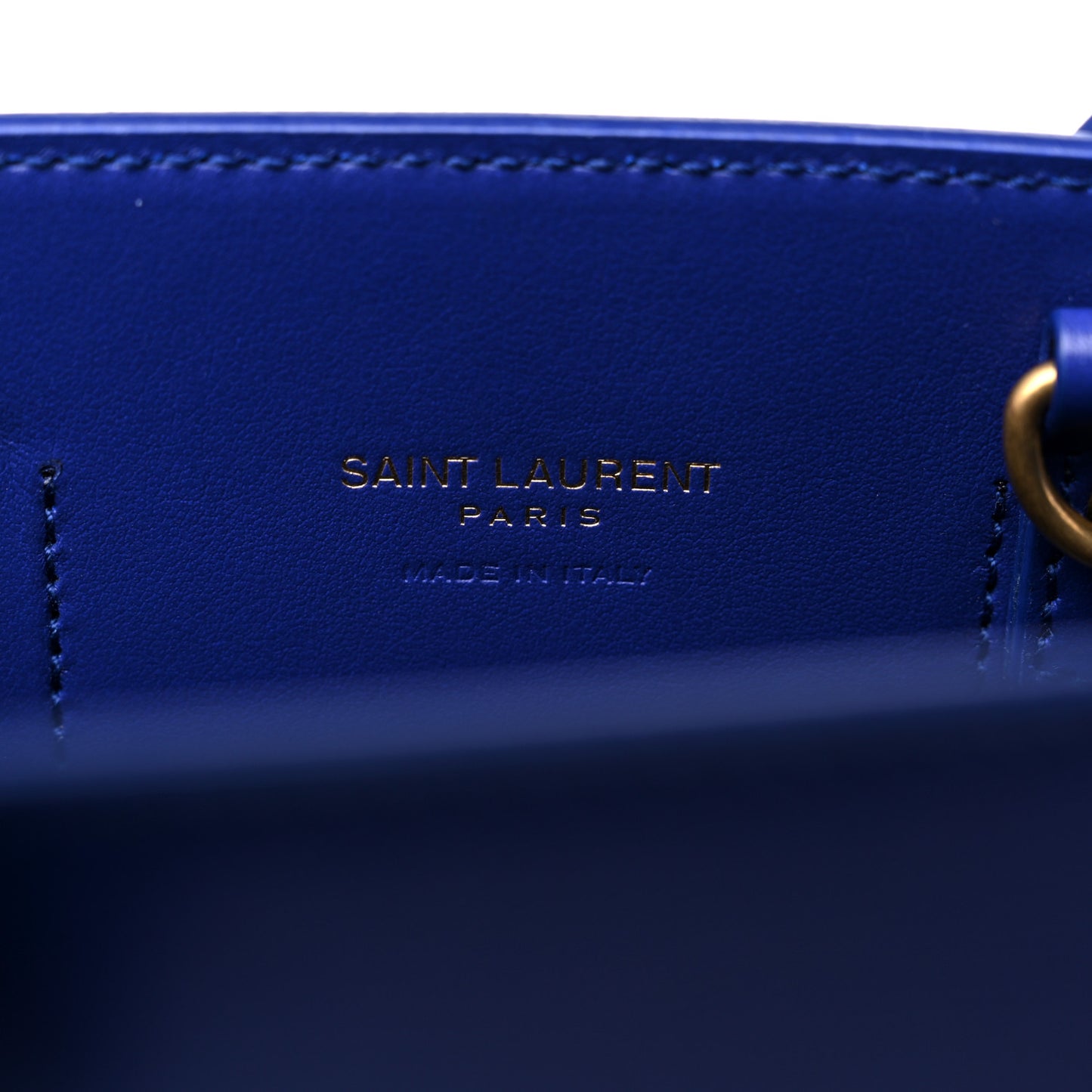 Calfskin Nano Sac De Jour Royal Blue