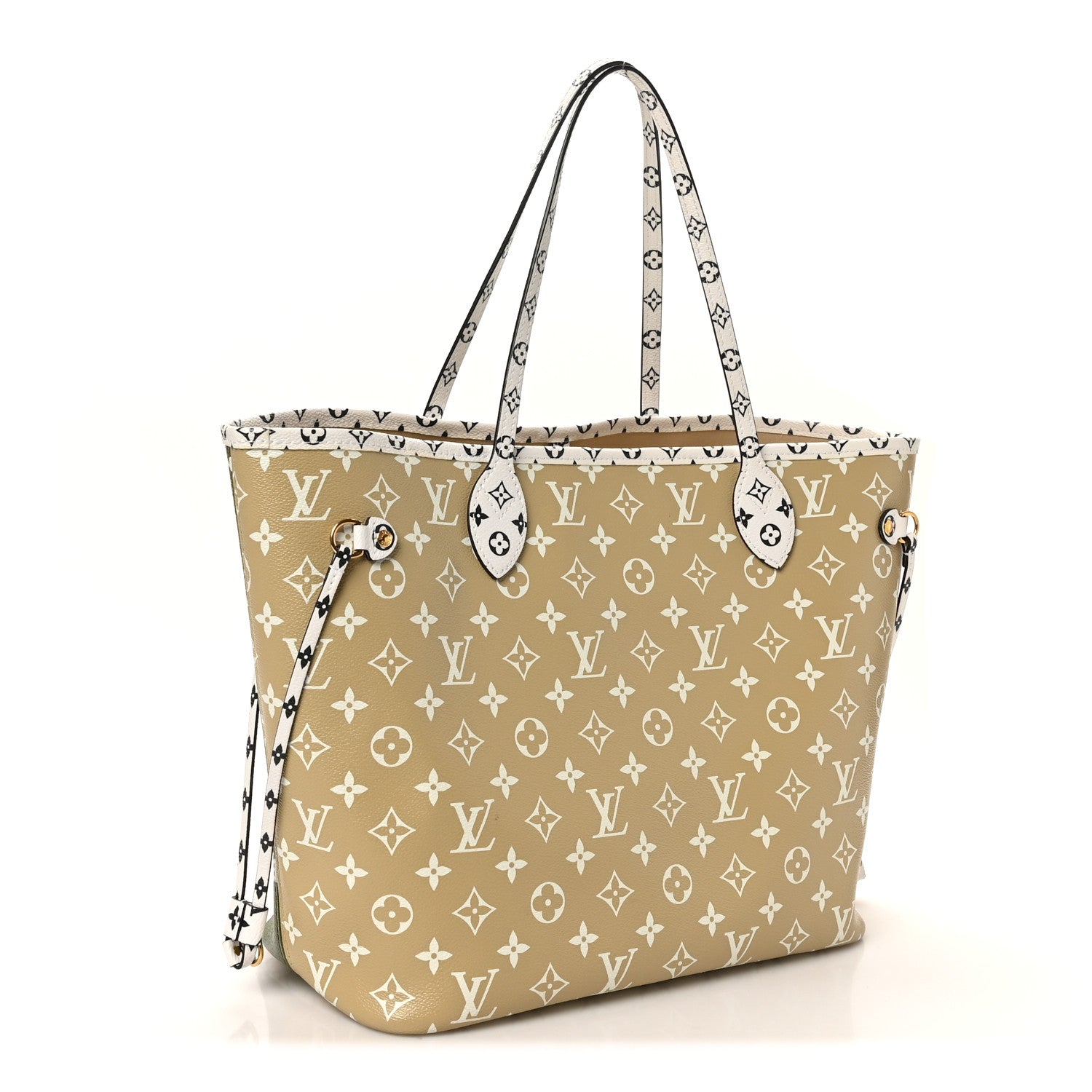 Louis Vuitton Monogram Giant Neverfull MM Kaki 3 of 9
