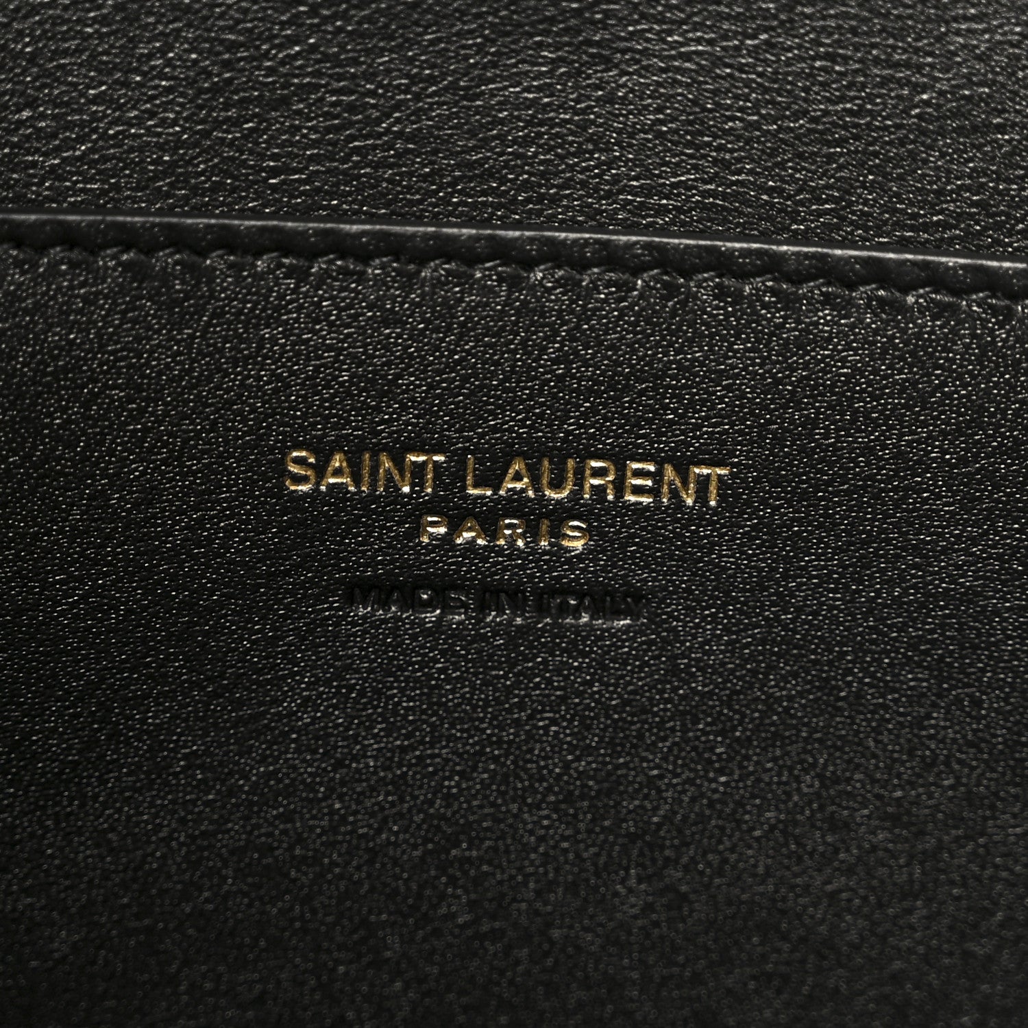 Saint Laurent Lambskin Large Cassandre Envelope Pouch Light Musk 6 of 8