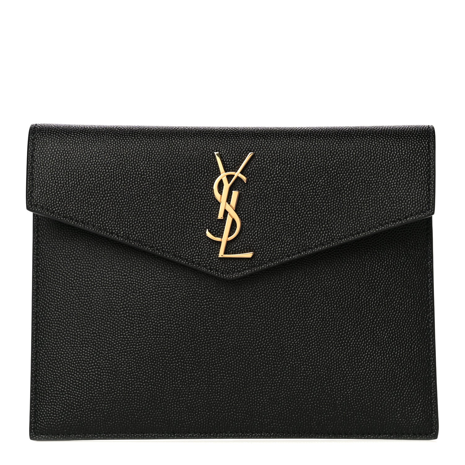 Saint Laurent Grain De Poudre Uptown Baby Pouch Black 1 of 10