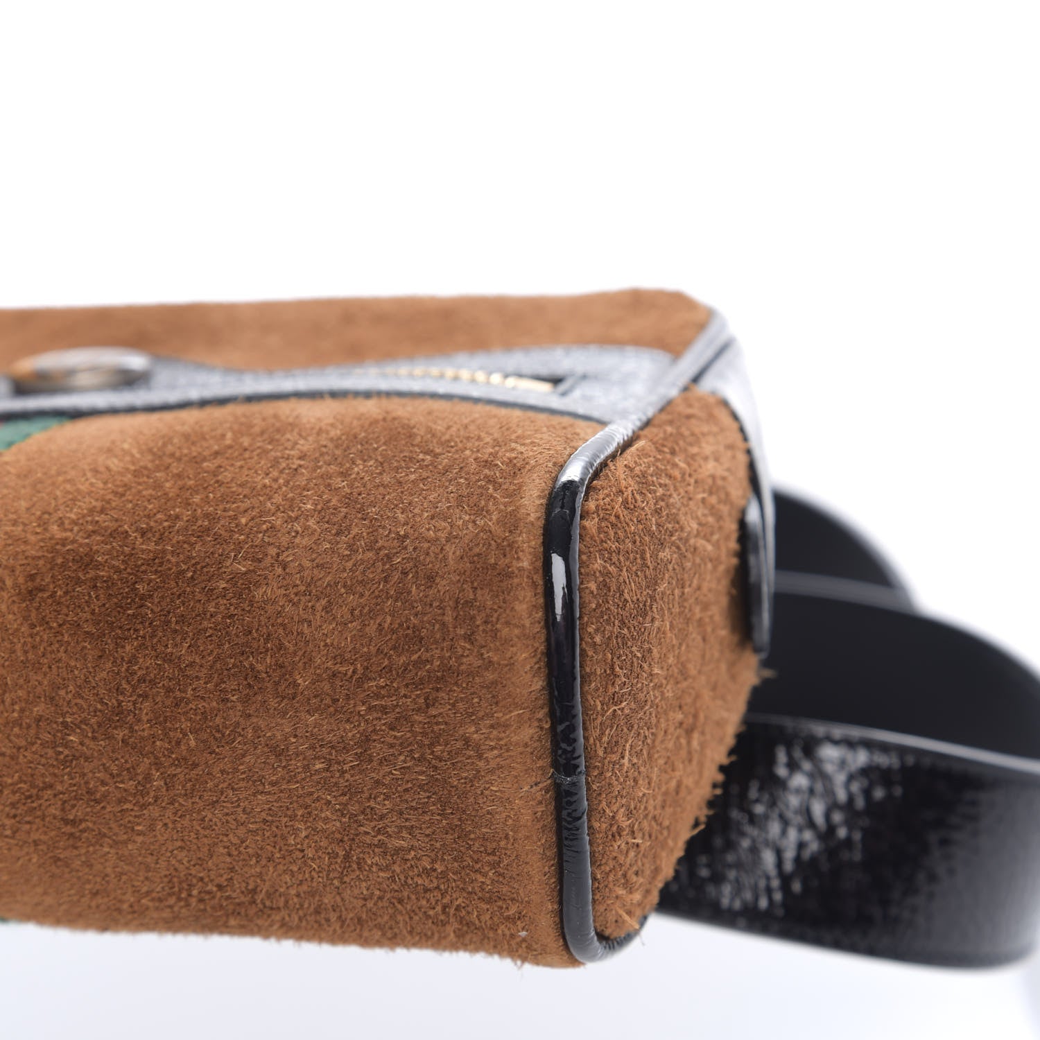 Gucci Suede Small Ophidia Belt Bag 85 34 Brown 4 of 8