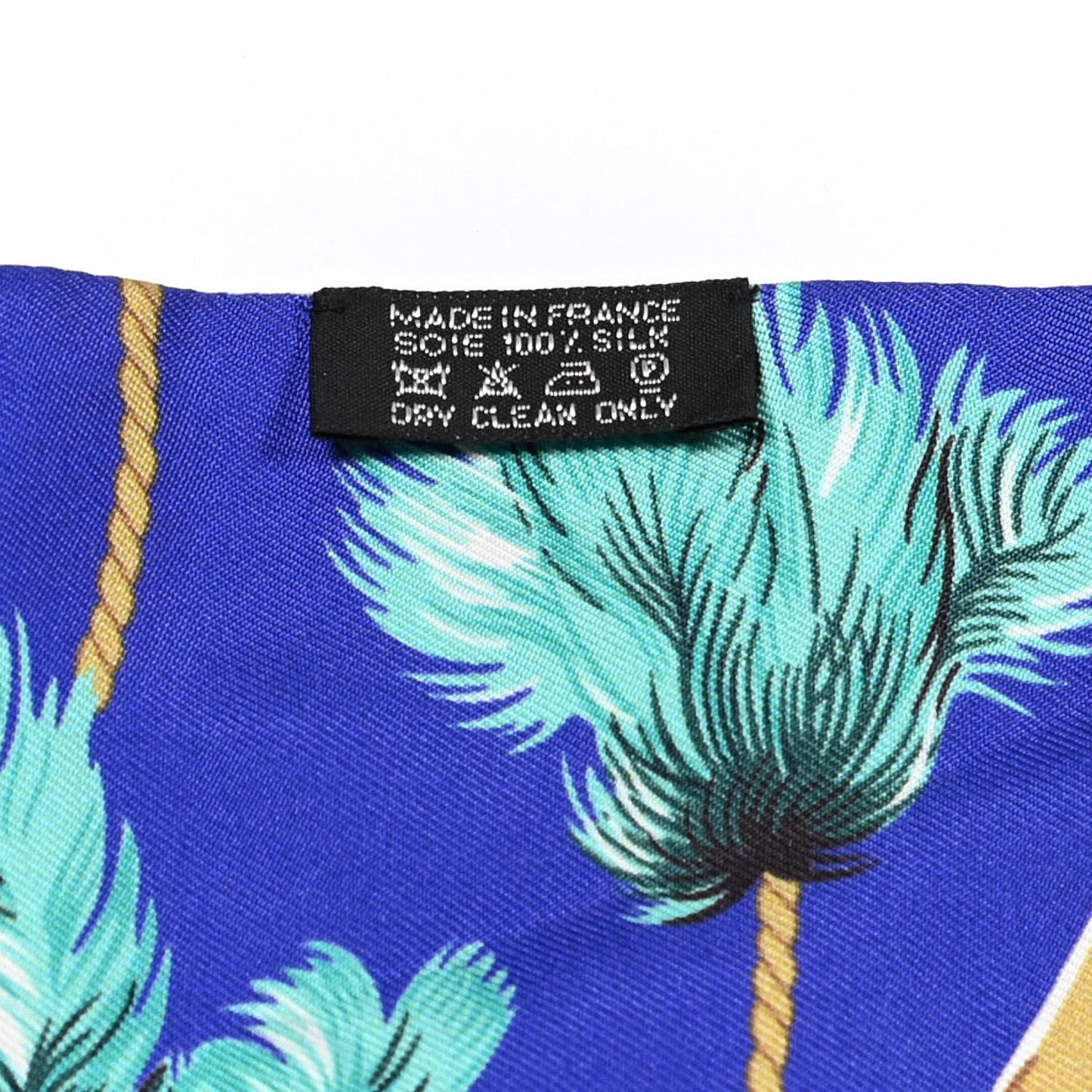 Silk Brazil Maxi Twilly Encre Turquoise Bronze