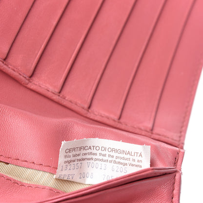 Bottega Veneta Nappa Intrecciato Continental Snap Wallet Quarzo 9 of 13