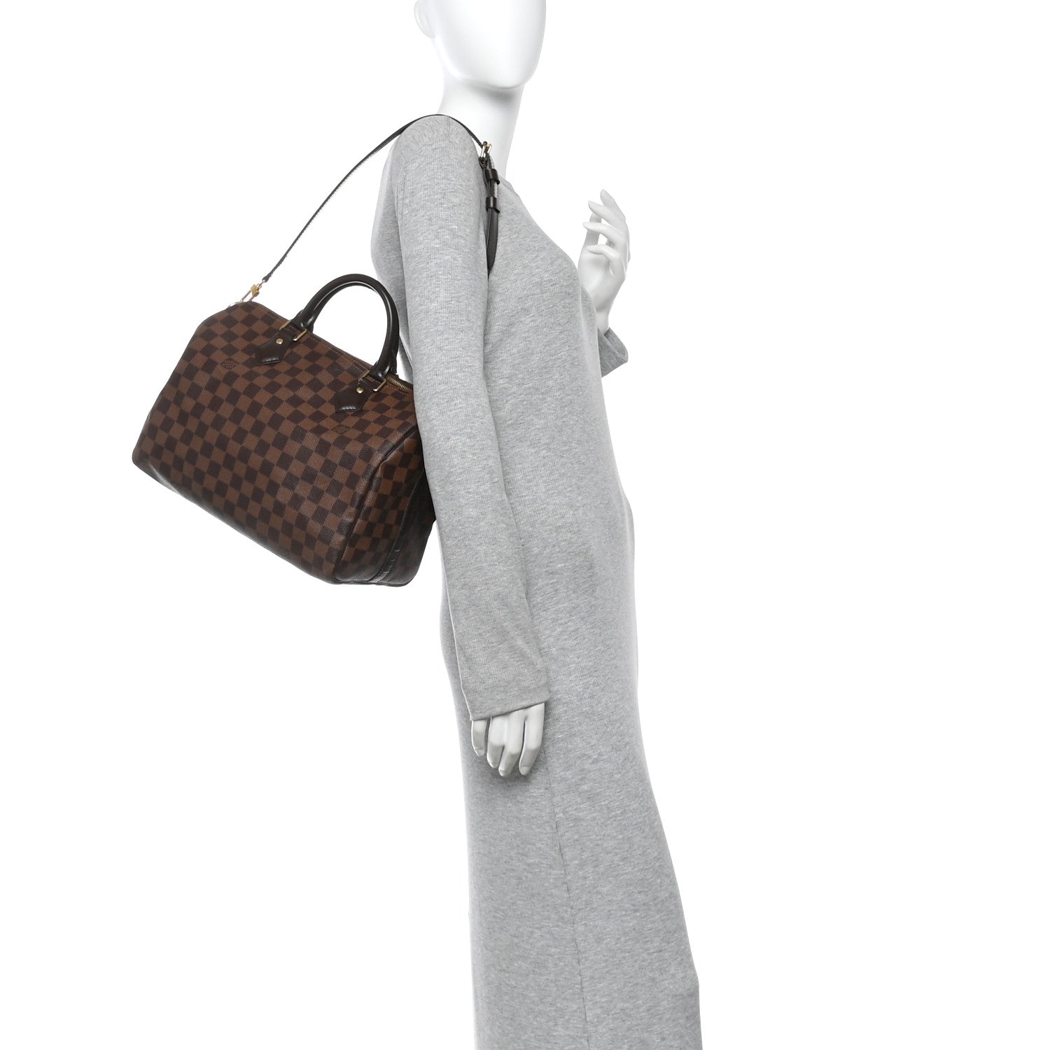 Louis Vuitton Damier Ebene Speedy Bandouliere 30 2 of 10