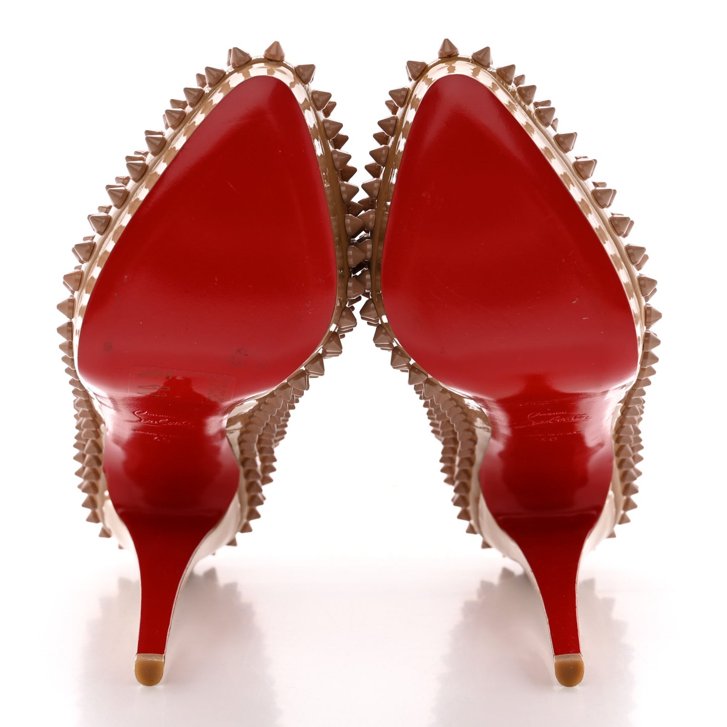 Patent Alti Spikes 140 Pumps 40 Nude