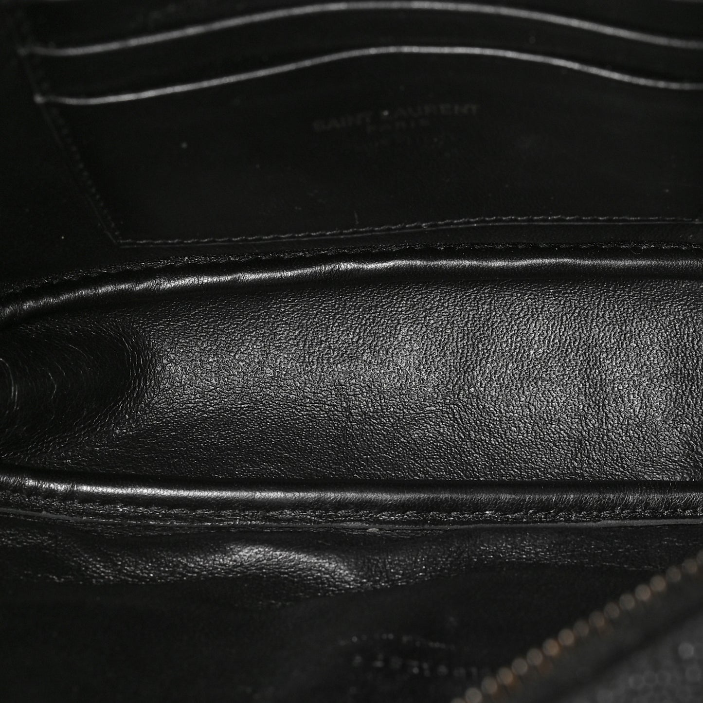 Grain De Poudre Matelasse Monochrome Monogram Mini Lou Camera Bag Black