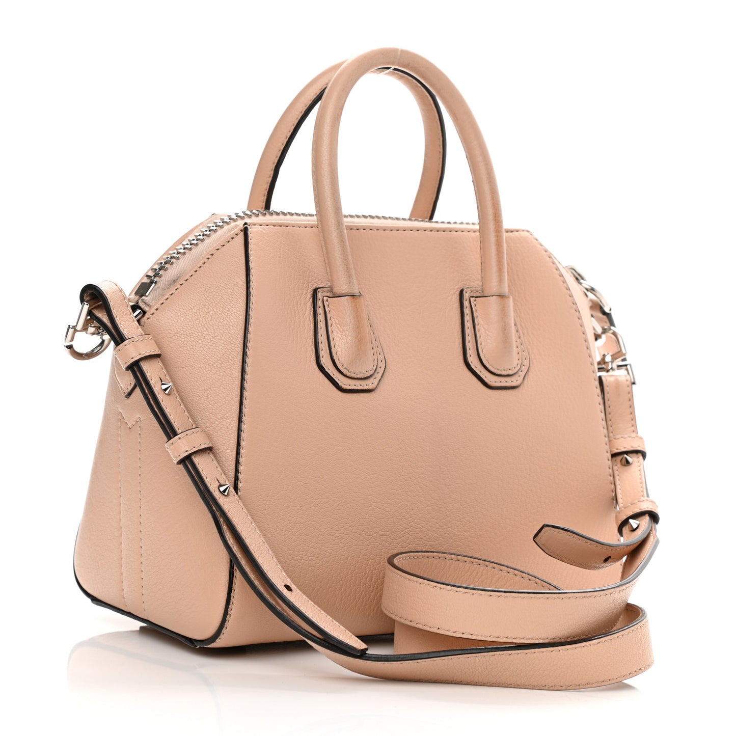 Sugar Goatskin Mini Antigona Powder