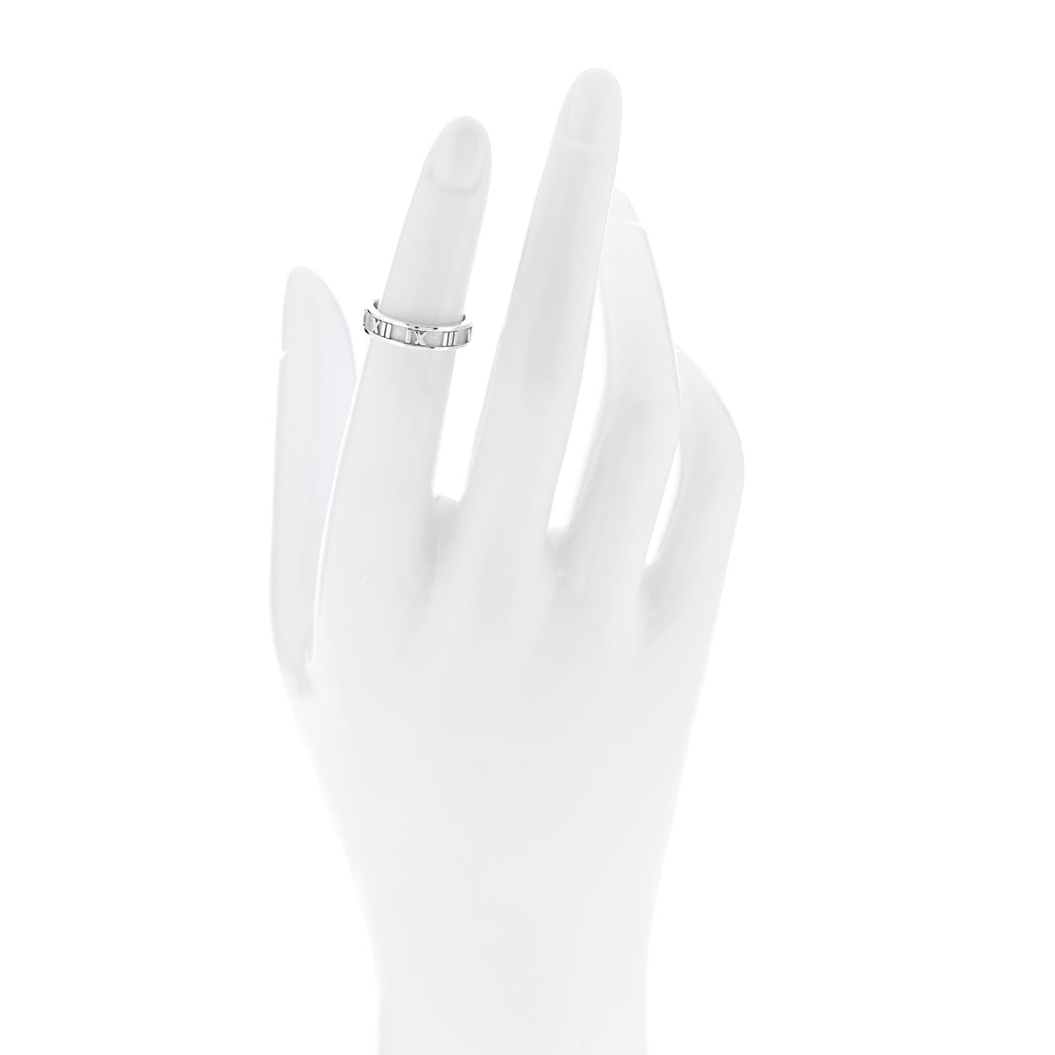 Tiffany Sterling Silver Narrow Atlas Ring 47 4 2 of 4