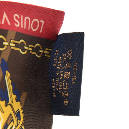 Louis Vuitton Silk Monogram Tribute To Bandeau Brown 4 of 4