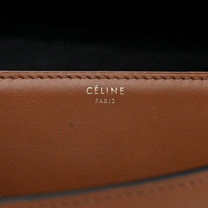 Celine Calfskin Medium Bi-Color Case Flap Camel 7 of 19