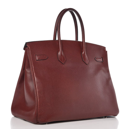 Hermes Ardennes Birkin 35 Rouge H 3 of 38