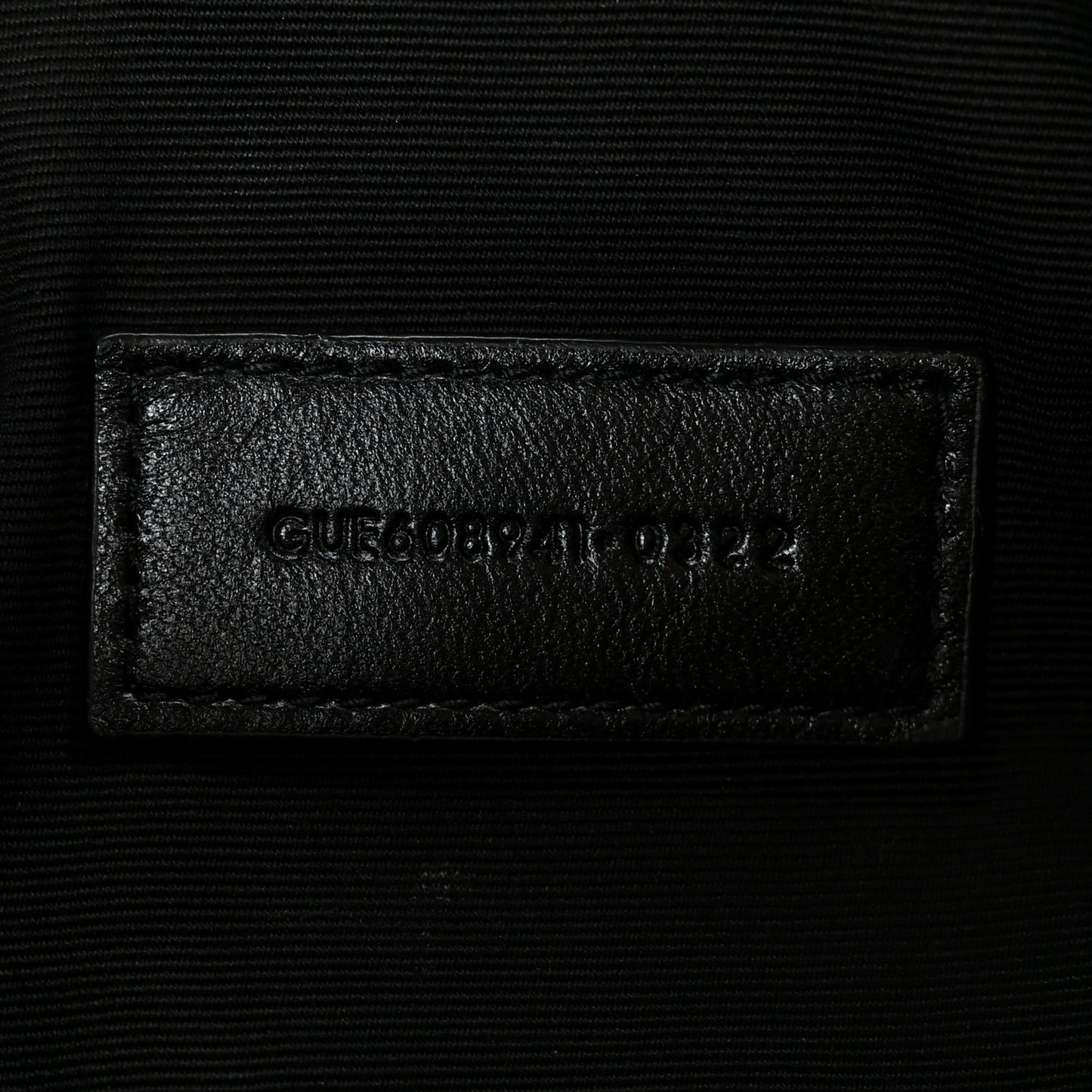 Grained Lambskin Quilted Mini Becky Double Zip Bag Black