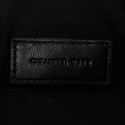 Saint Laurent Grained Lambskin Quilted Mini Becky Double Zip Bag Black 9 of 12