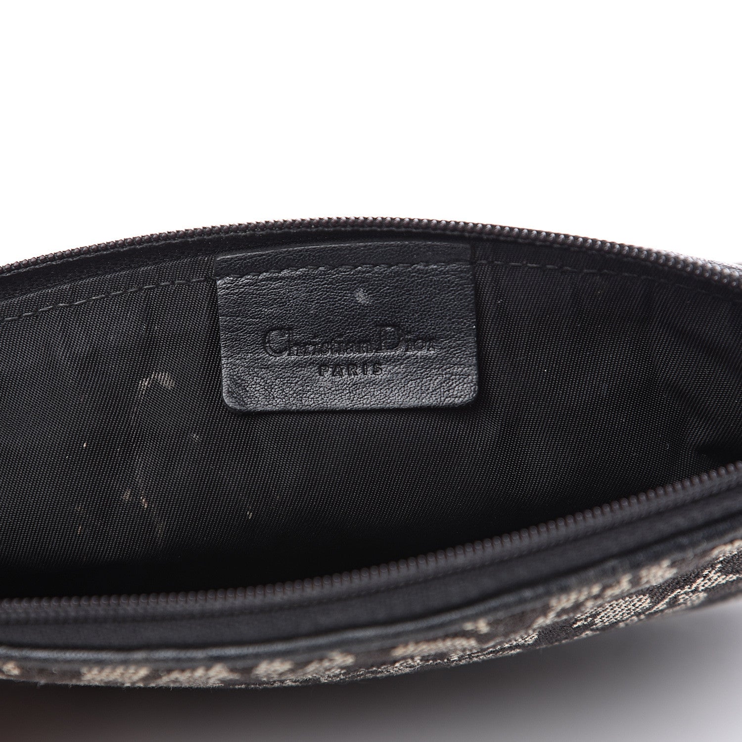 Christian Dior Monogram Cosmetic Case Black 5 of 9