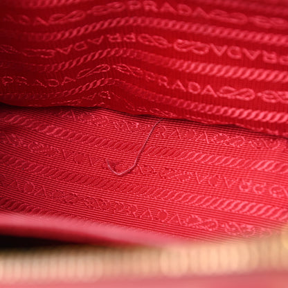 Prada Saffiano Mini Galleria Double Zip Tote Fragola 16 of 23