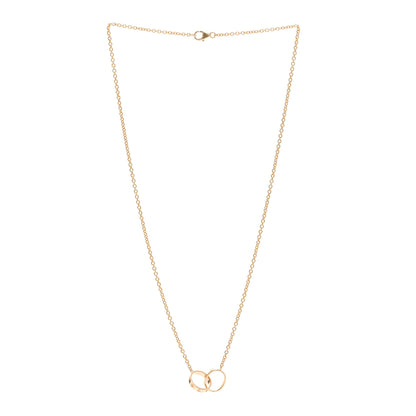 Cartier 18K Yellow Gold Interlocking LOVE Necklace 3 of 5