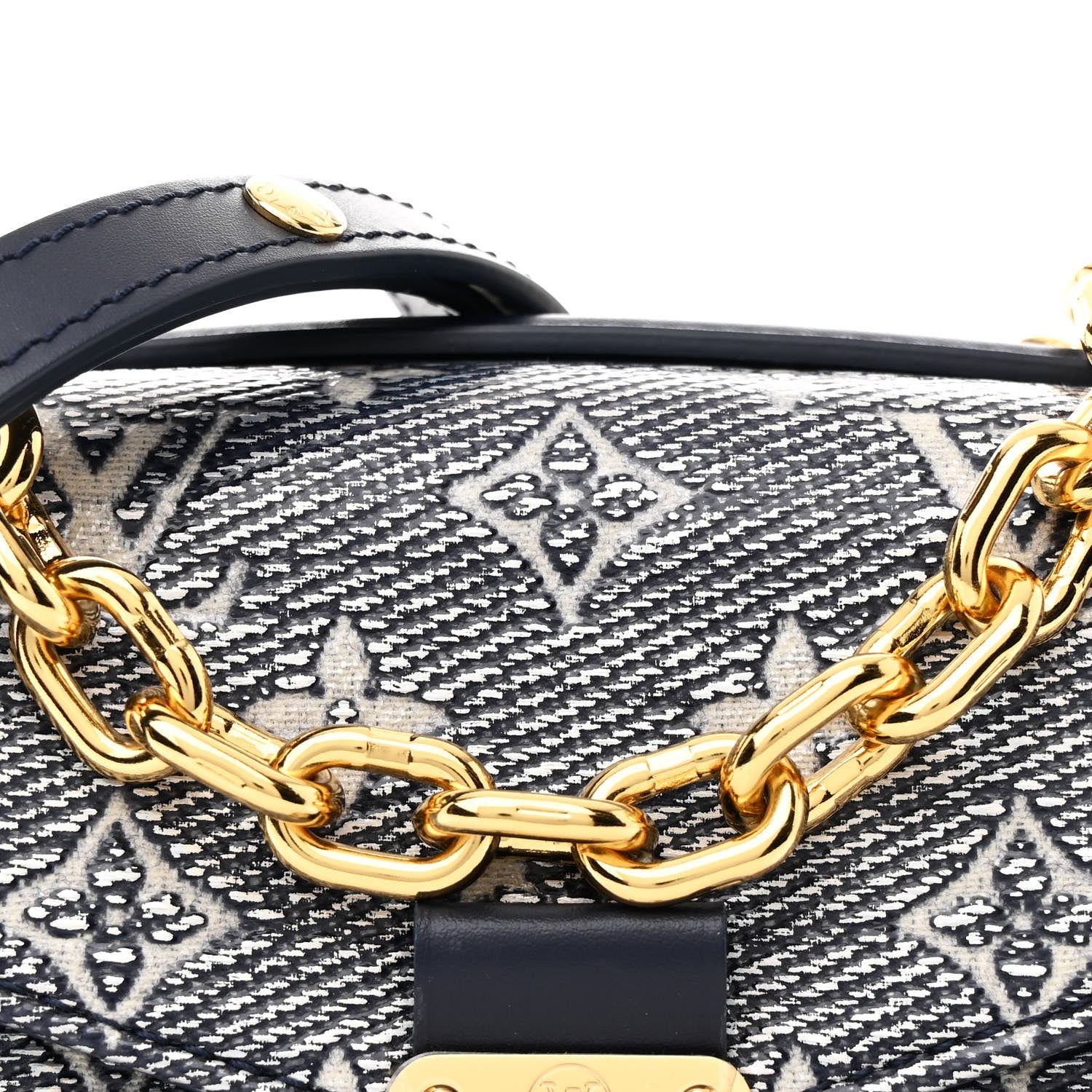 Louis Vuitton Monoglam Pochette Metis East West Blue 8 of 10
