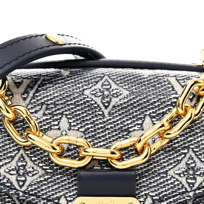 Louis Vuitton Monoglam Pochette Metis East West Blue 8 of 10