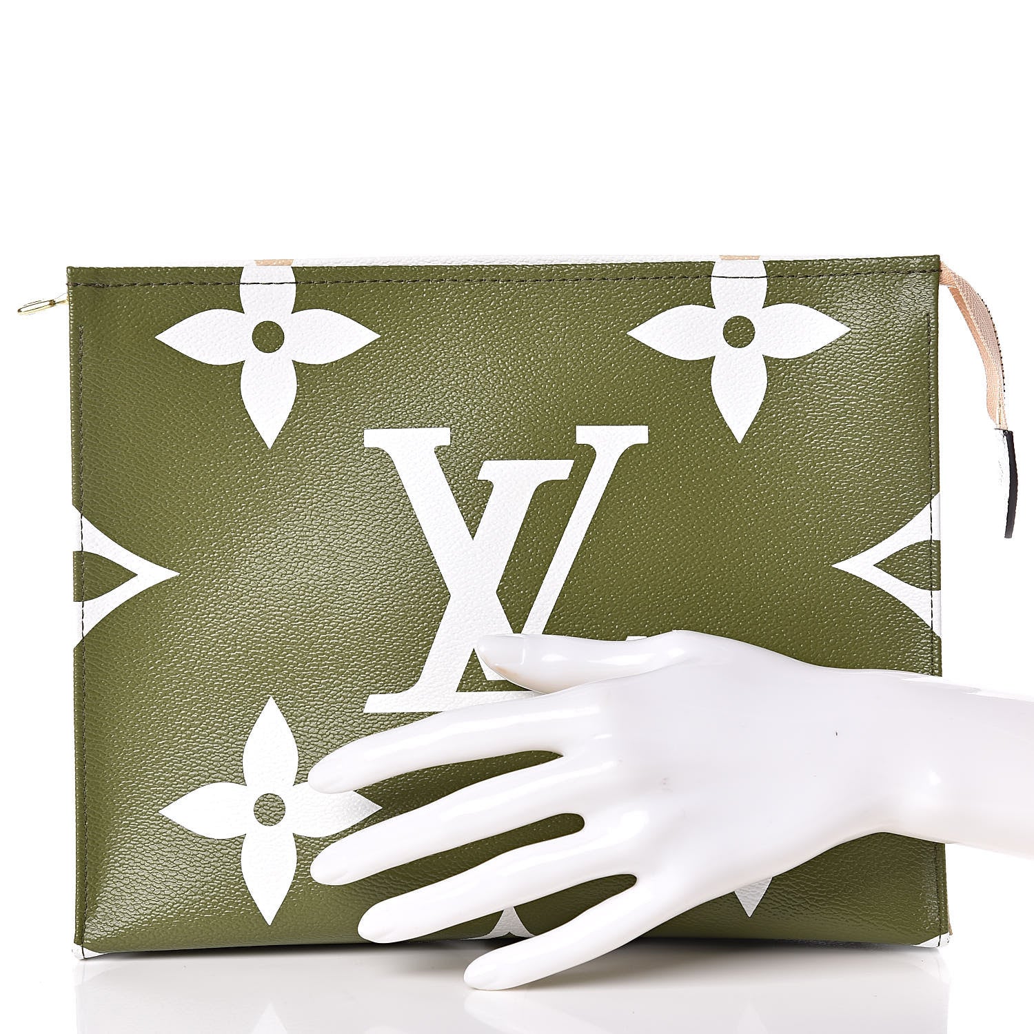 Louis Vuitton Monogram Giant Toiletry Pouch 26 Kaki 2 of 9