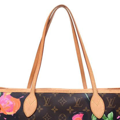 Louis Vuitton Monogram Roses Neverfull MM 16 of 22
