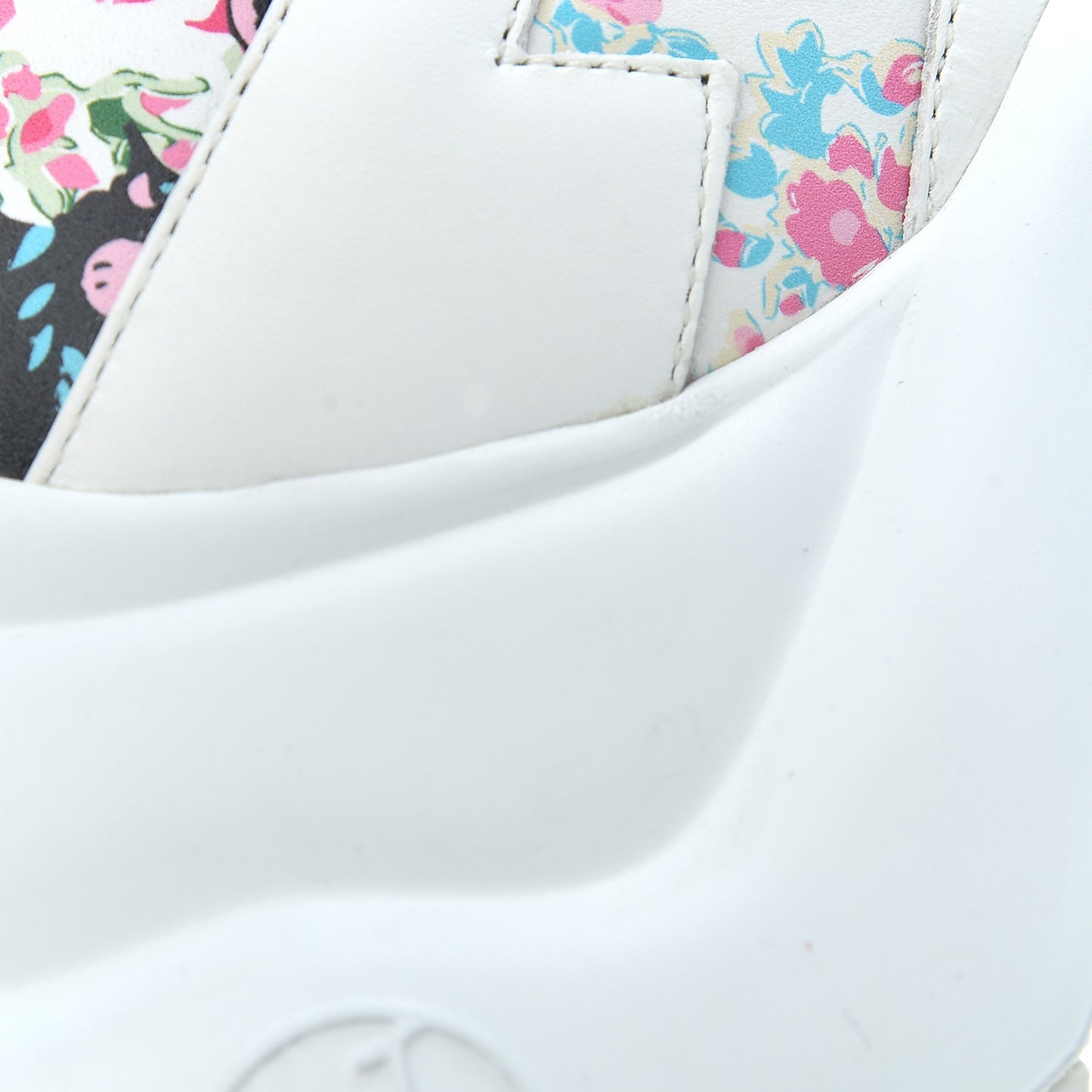 Flower Printed Calfskin Monogram LV Archlight Sneakers 41 Black Rose