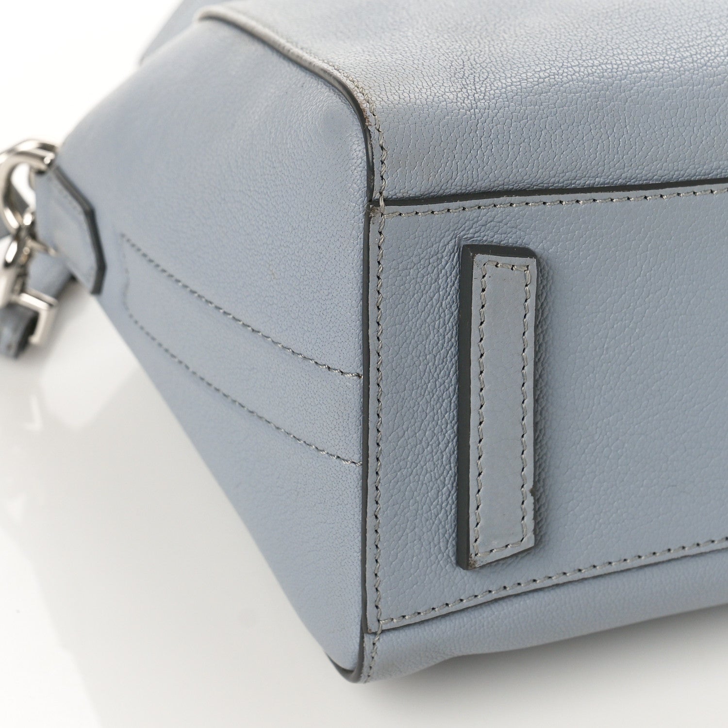 Givenchy Sugar Goatskin Mini Antigona Baby Blue 7 of 14