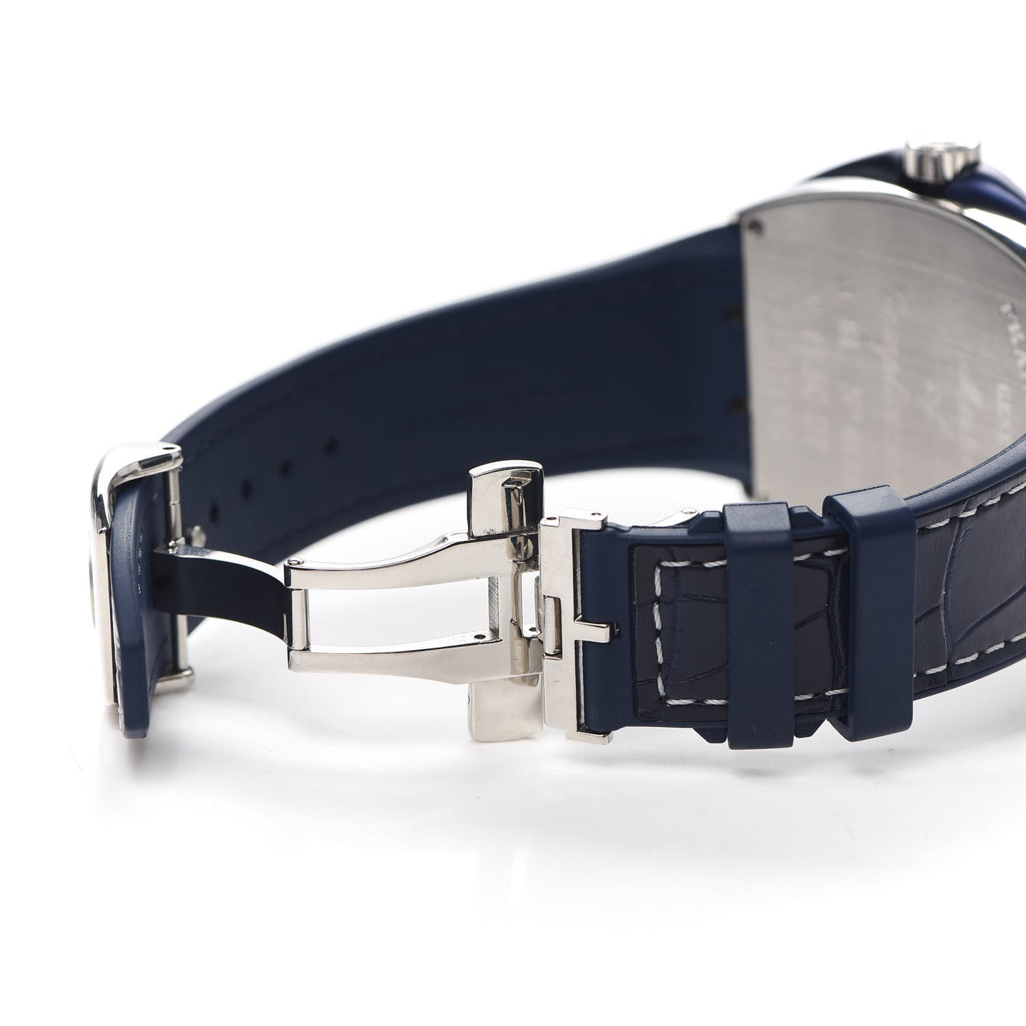 Stainless Steel Alligator 45mm Vanguard Yachting Automatic Watch Blue V45SCDTACBL
