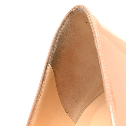 Christian Louboutin Patent New Simple 100 Pumps 38 Nude 9 of 11