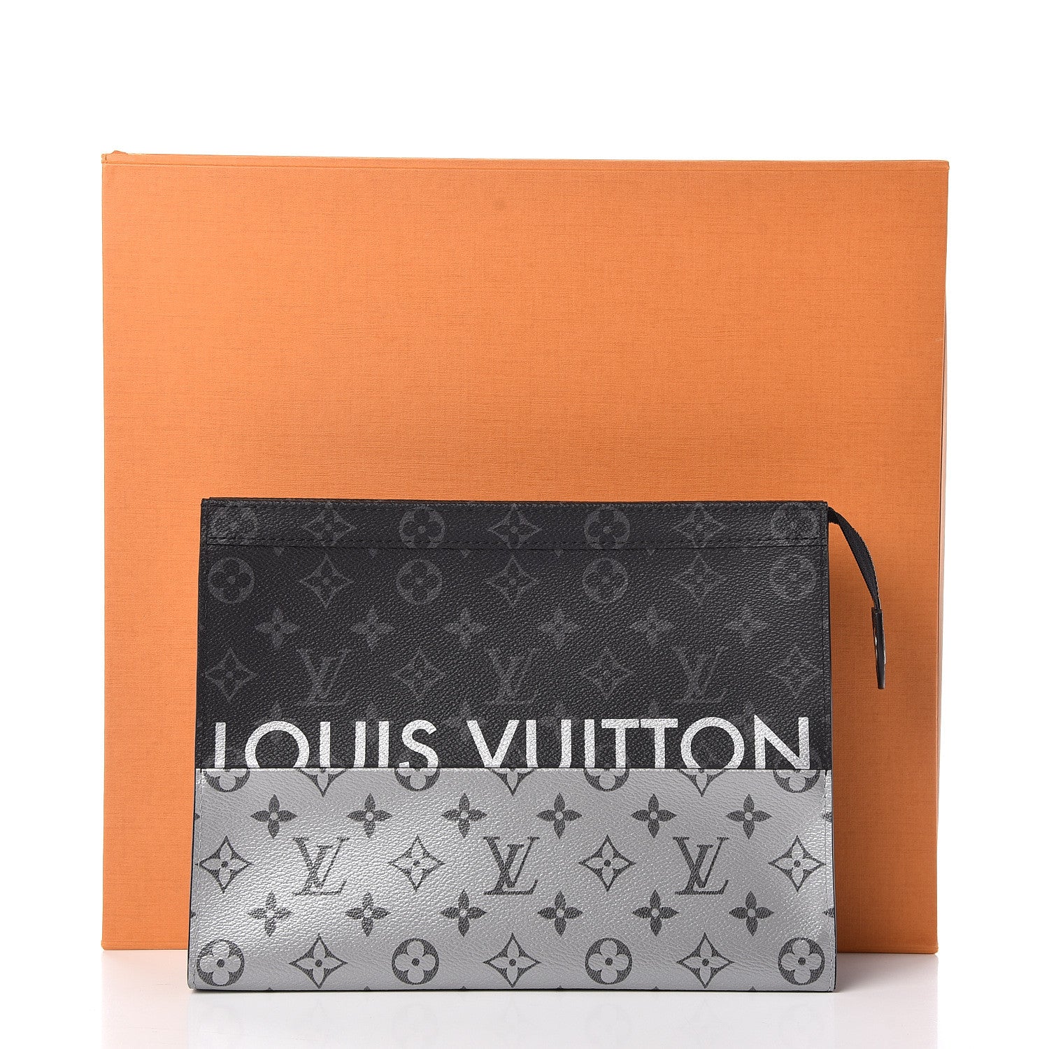 Louis Vuitton Monogram Eclipse Split Pochette Voyage MM 9 of 9