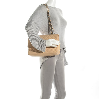 Chanel Caviar Quilted Jumbo Single Flap Beige Clair 2 of 8