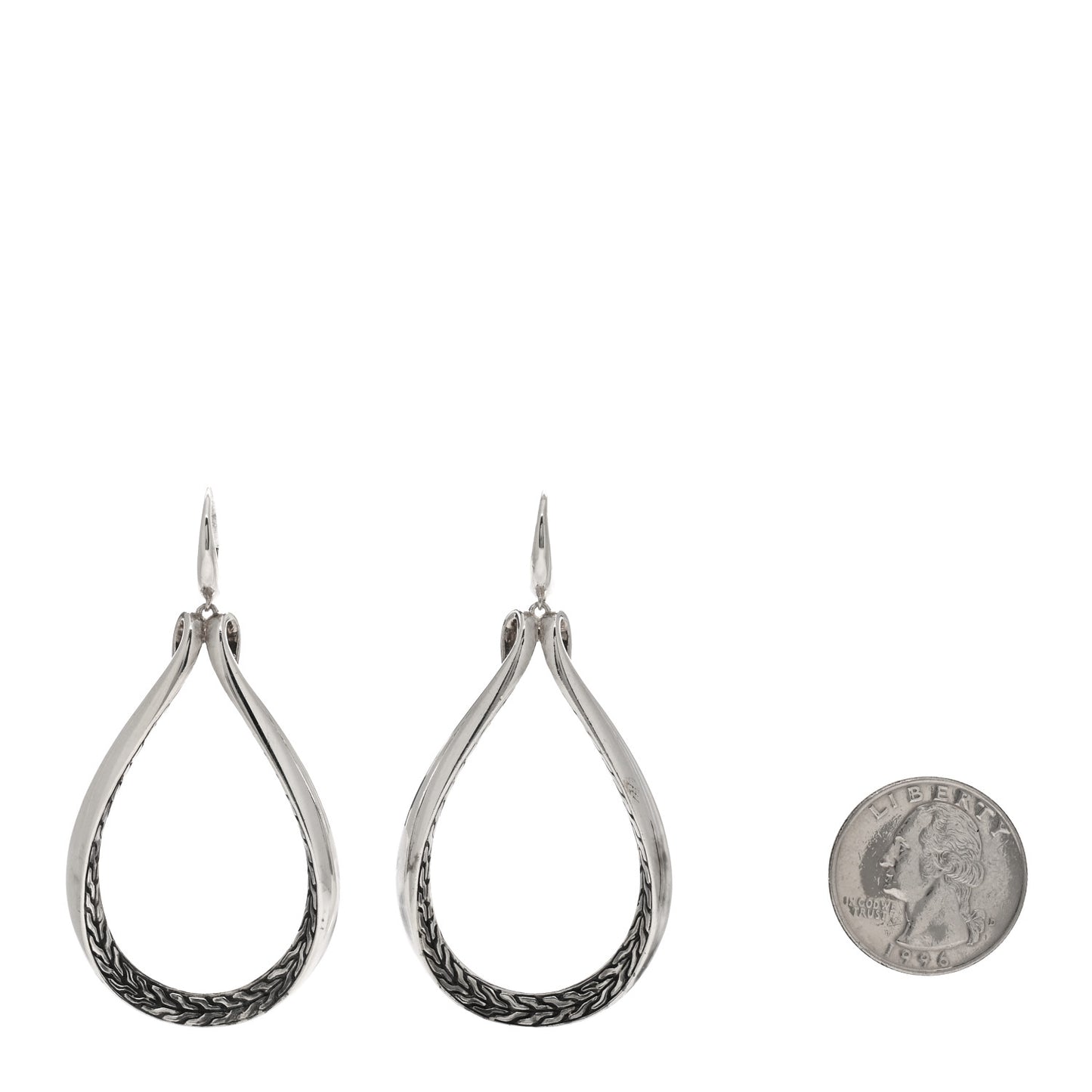 Sterling Silver Asli Classic Chain Link Drop Earrings