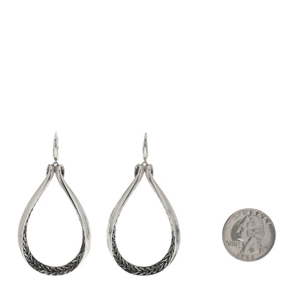John Hardy Sterling Silver Asli Classic Chain Link Drop Earrings 2 of 4